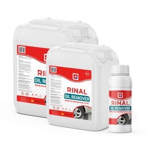 Preparat do usuwania plam oleju z kostki brukowej RINAL Oil Remover wszystkie pojemnosci